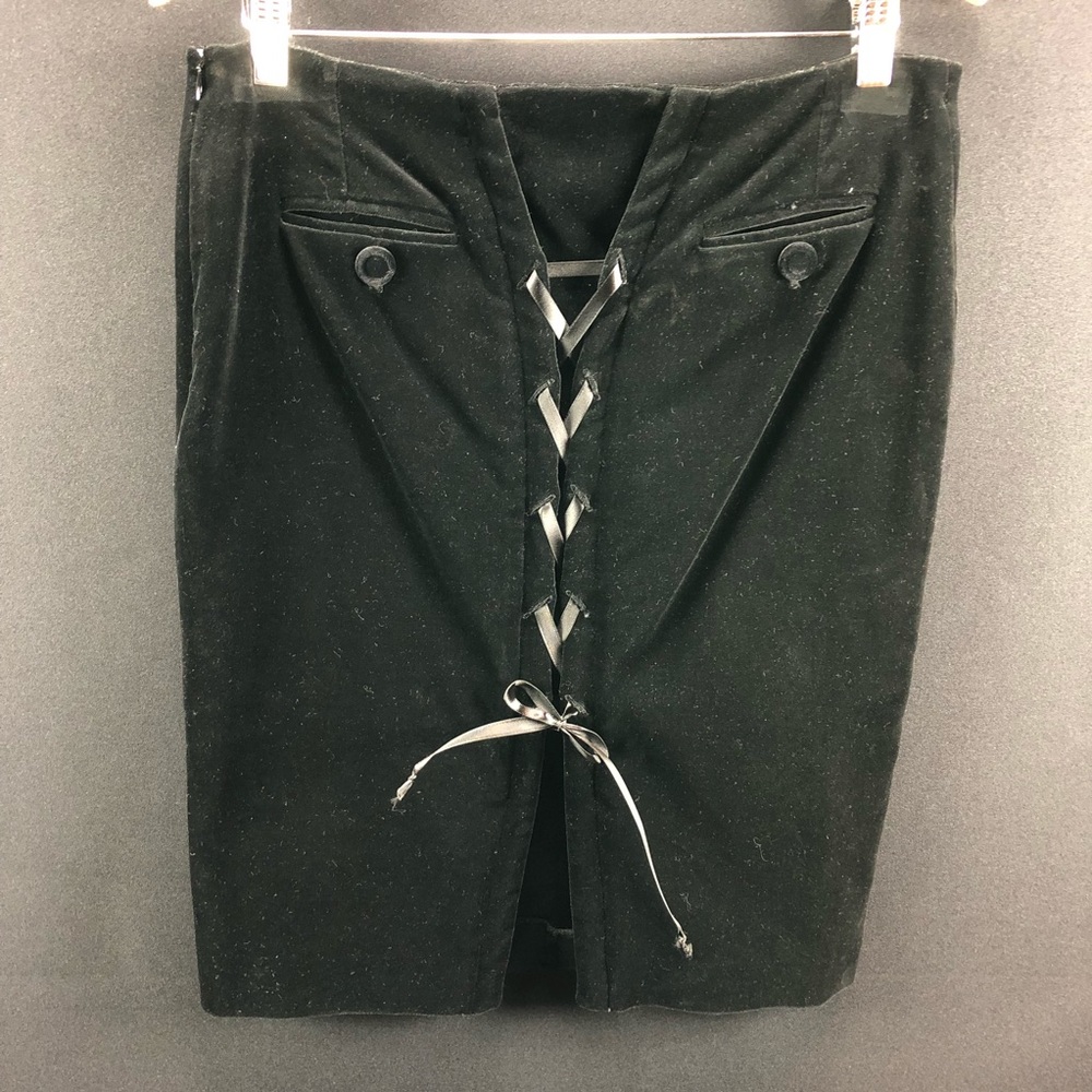 ⭐️🆕[LBK] Black Velvet Cocktail Evening Skirt